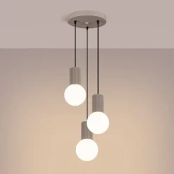 Lampa wisząca Halo 3P taupe
