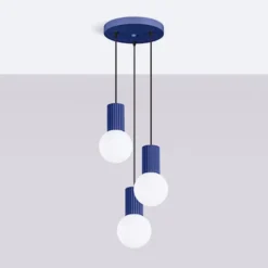 Lampa wisząca Halo 3P ultramaryna
