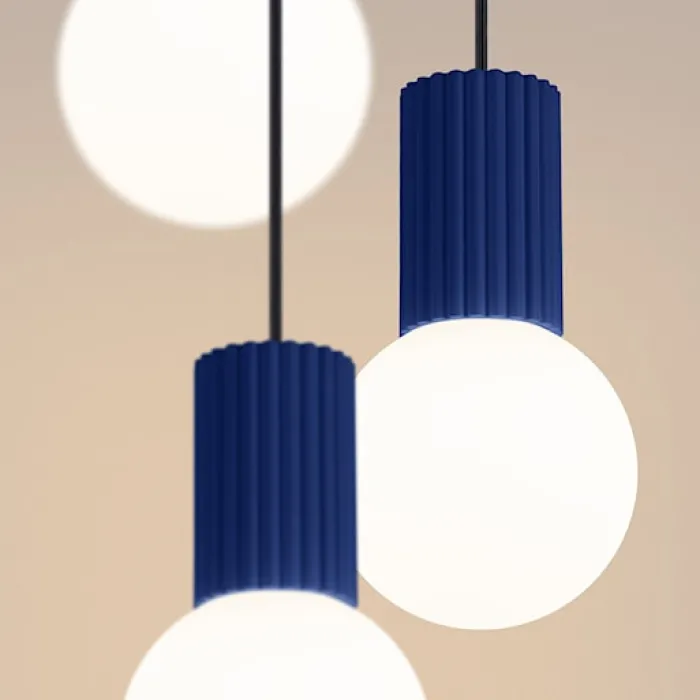 Lampa wisząca Halo 3P ultramaryna