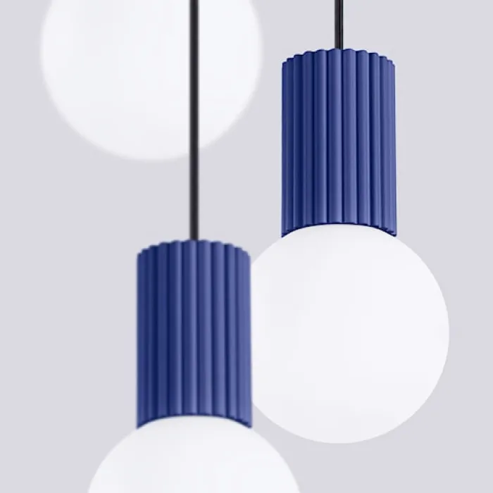 Lampa wisząca Halo 3P ultramaryna