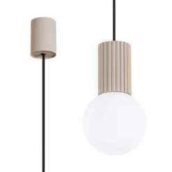 Lampa wisząca Halo 1 taupe