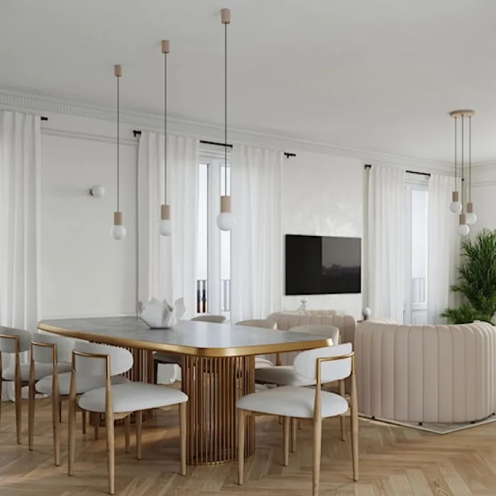 Lampa wisząca Halo 1 taupe