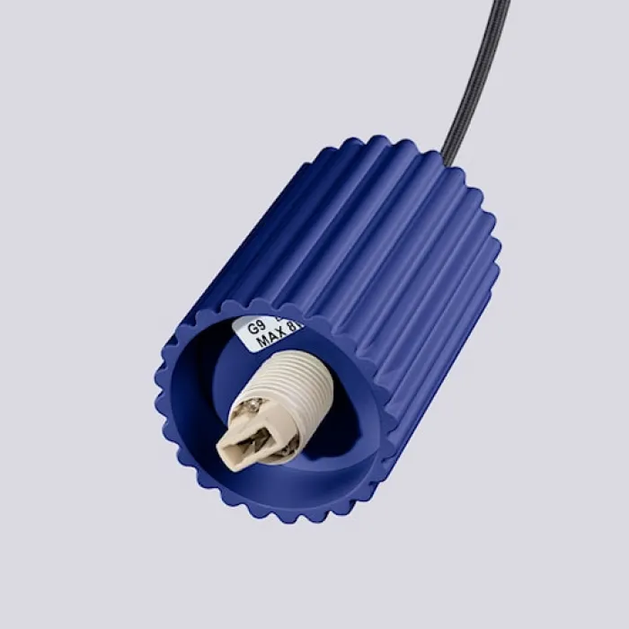 Lampa wisząca Halo 1 ultramaryna
