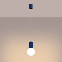 Lampa wisząca Halo 1 ultramaryna