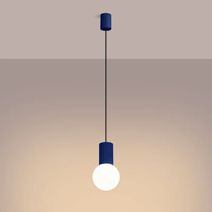 Lampa wisząca Halo 1 ultramaryna