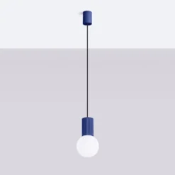 Lampa wisząca Halo 1 ultramaryna