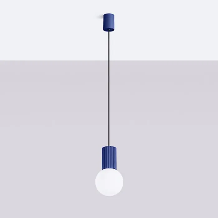 Lampa wisząca Halo 1 ultramaryna