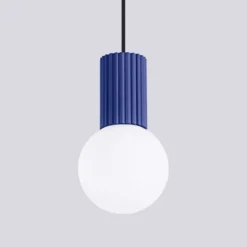 Lampa wisząca Halo 1 ultramaryna