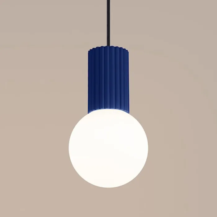 Lampa wisząca Halo 1 ultramaryna