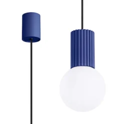 Lampa wisząca Halo 1 ultramaryna