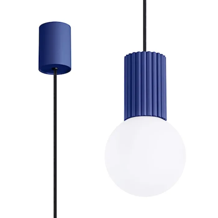 Lampa wisząca Halo 1 ultramaryna