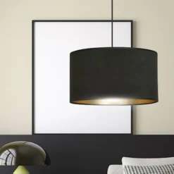 Lampa wisząca Hellid średnica 35 cm czarna