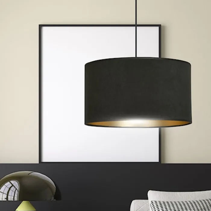 Lampa wisząca Hellid średnica 35 cm czarna