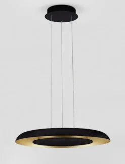 Lampa wisząca Honesso LED czarno-złoty