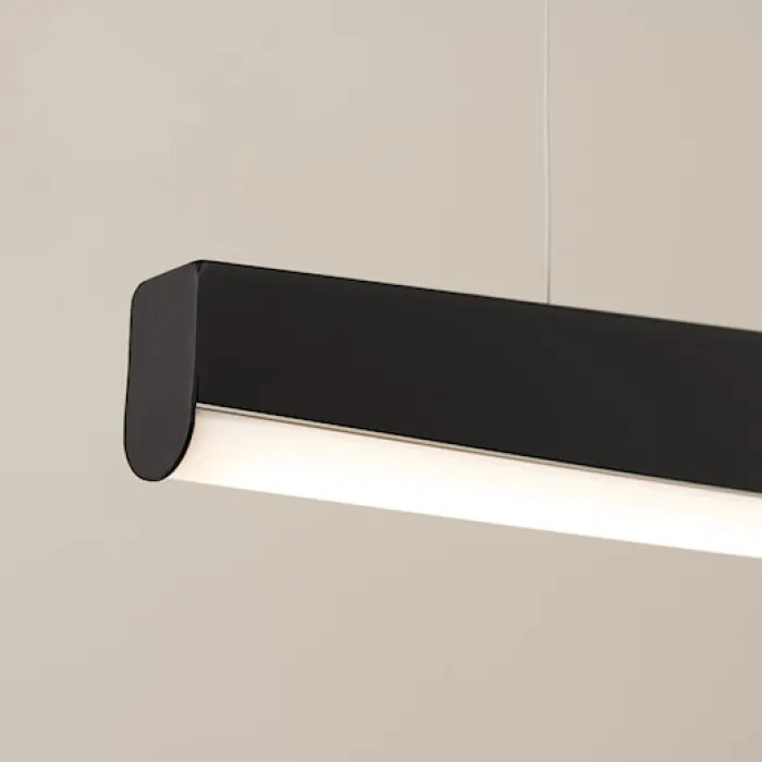 Lampa wisząca Jorun LED 150 cm czarna 3000K