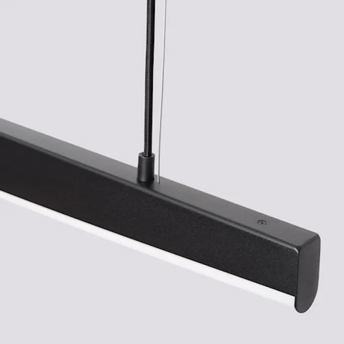 Lampa wisząca Jorun LED 150 cm czarna 4000K