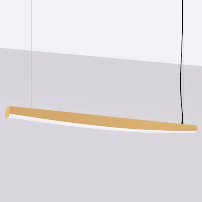 Lampa wisząca Jorun LED 150 cm złota 3000K