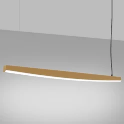 Lampa wisząca Jorun LED 150 cm złota 4000K