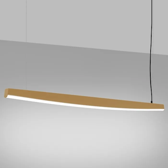 Lampa wisząca Jorun LED 150 cm złota 4000K