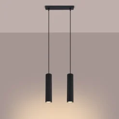Lampa wisząca Karbon 2 czarna
