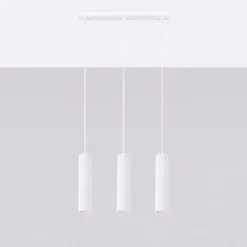 Lampa wisząca Karbon 3L biały