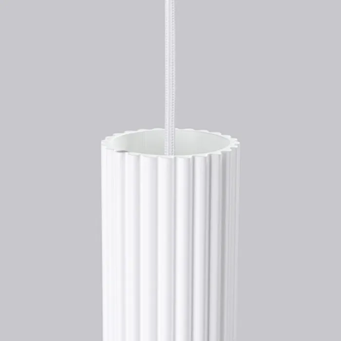 Lampa wisząca Karbon 3L biały