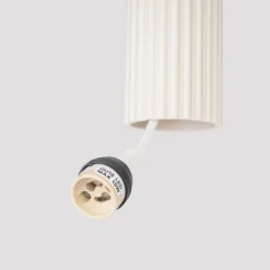 Lampa wisząca Karbon x3 beżowa