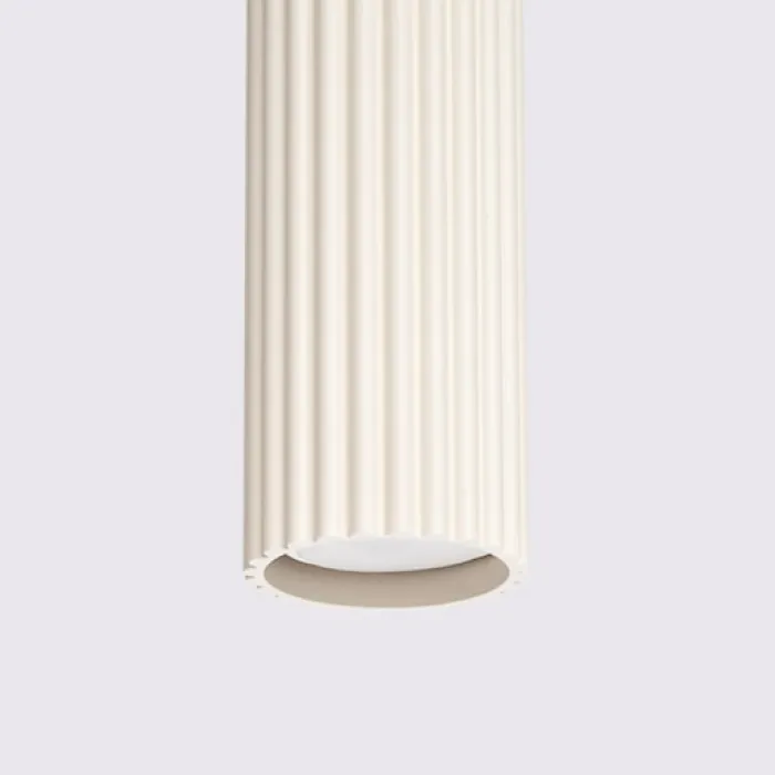 Lampa wisząca Karbon x3 beżowa