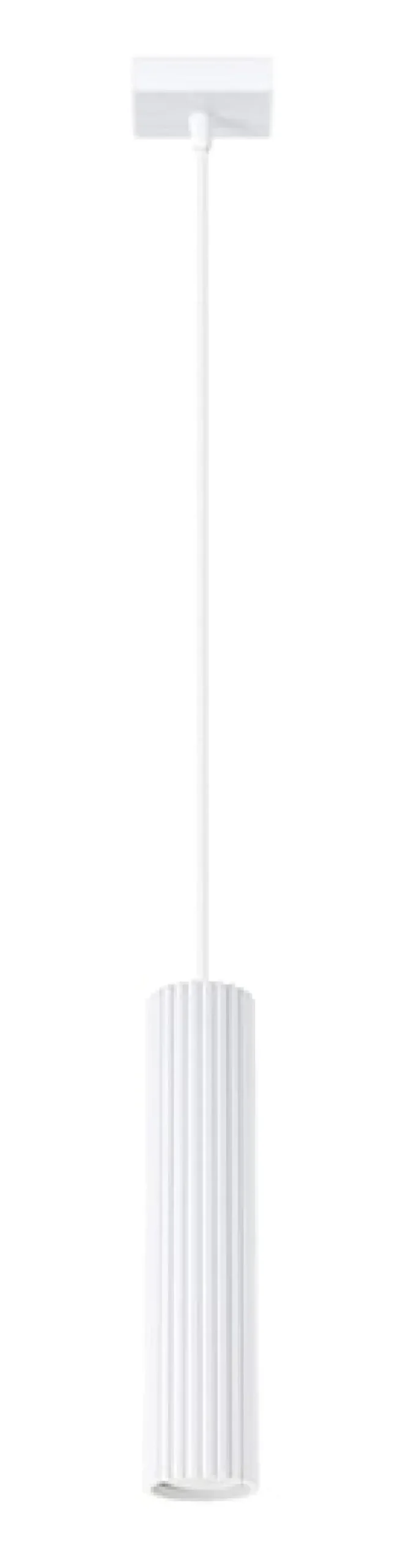 Lampa wisząca Karbon x1 biała