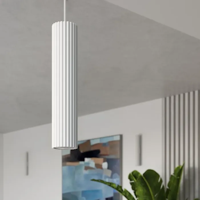 Lampa wisząca Karbon x1 biała