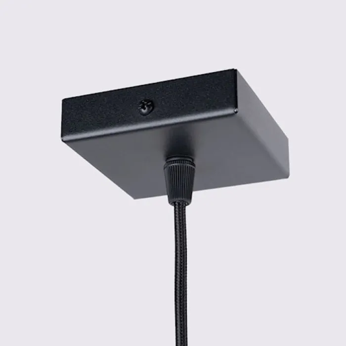 Lampa wisząca Karbon x1 czarna