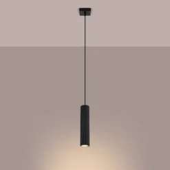 Lampa wisząca Karbon x1 czarna