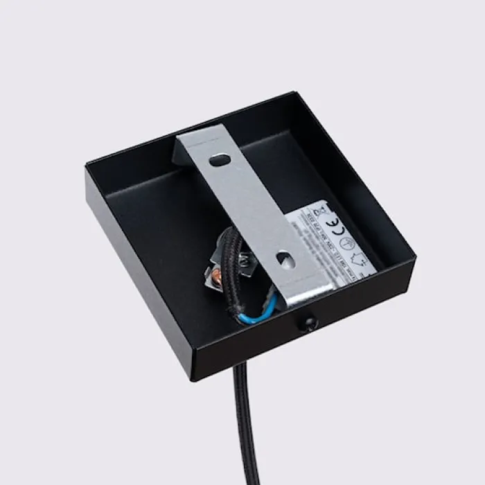 Lampa wisząca Karbon x1 czarna