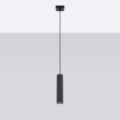 Lampa wisząca Karbon x1 czarna