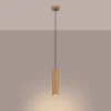 Lampa wisząca Karbon x1 złota