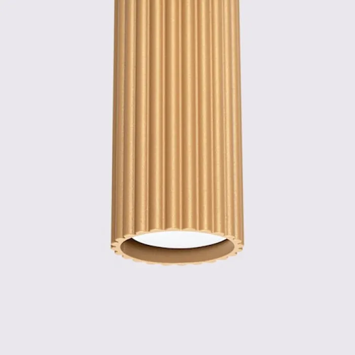 Lampa wisząca Karbon x1 złota