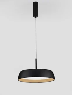 Lampa wisząca Kessov LED brązowo-czarna