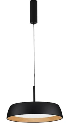Lampa wisząca Kessov LED brązowo-czarna
