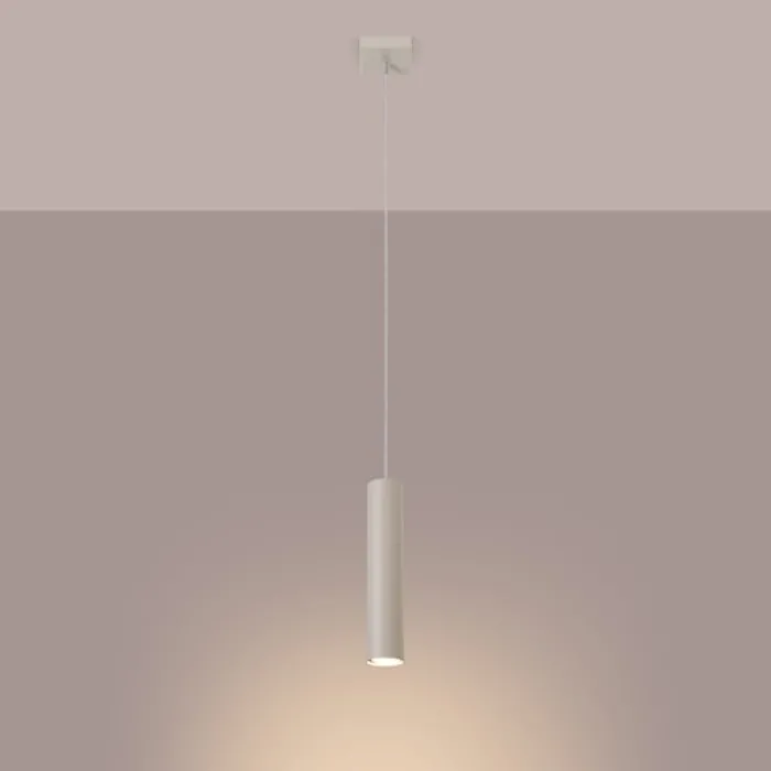 Lampa wisząca Lagos 1 beżowa