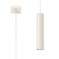 Lampa wisząca Lagos 1 beżowa