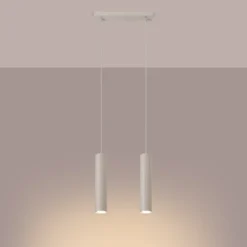 Lampa wisząca Lagos 2 beżowa