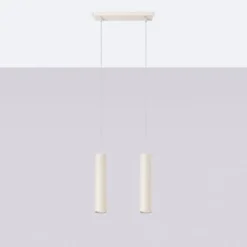 Lampa wisząca Lagos 2 beżowa