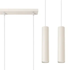 Lampa wisząca Lagos 2 beżowa