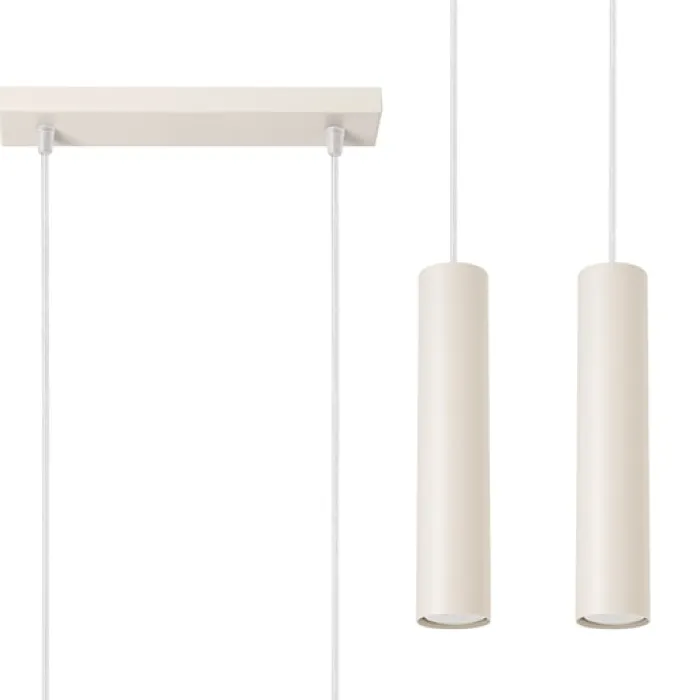 Lampa wisząca Lagos 2 beżowa