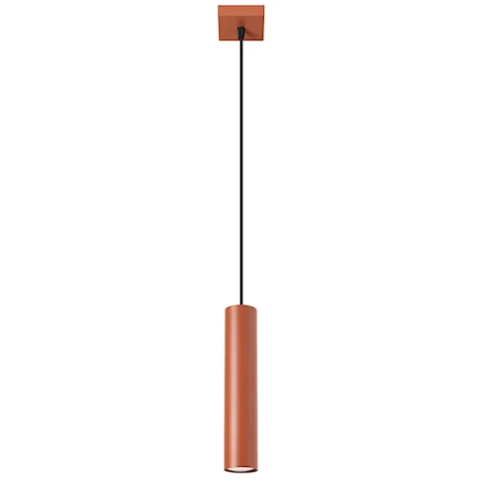 Lampa wisząca Lagos 1 ochra czerwona
