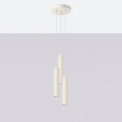 Lampa wisząca Lagos 3P beżowa