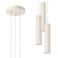Lampa wisząca Lagos 3P beżowa