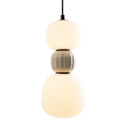 Lampa Wisząca LED Modern x2 szara