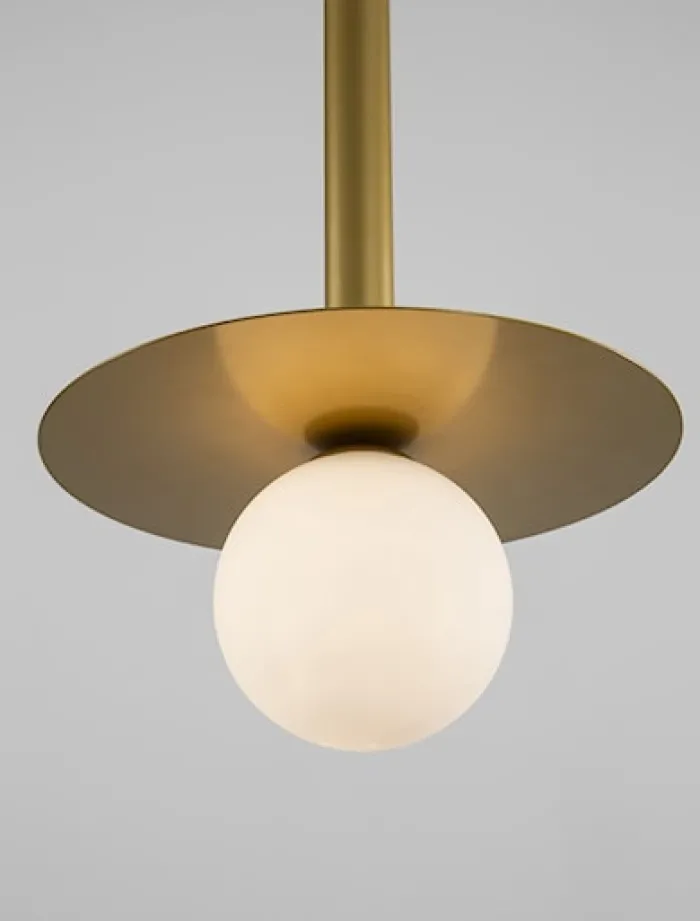 Lampa wisząca Letarian złota