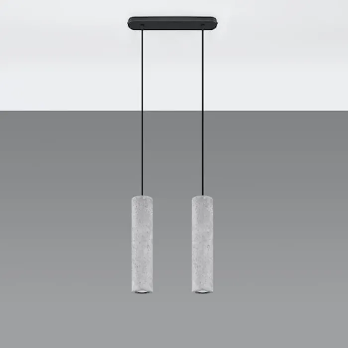 Lampa wisząca Luvo 2 beton